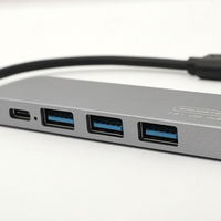 Somostel SMS-BZ09 HUB USB 5 en 1 vers USB-C PD 60W haute vitesse 5 ports PD charge usb 3.0 adaptateur multiport pour macbook