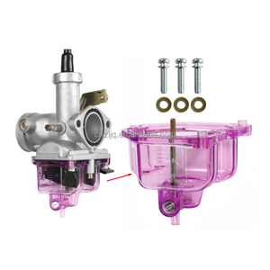 Base de <span class=keywords><strong>carburador</strong></span> transparente, tazón flotante, taza de aceite para <span class=keywords><strong>Keihin</strong></span> Honda XR100 GL100 CRF100 XL125 CB125 TC125 CB125 TMX155 - Product Image 3