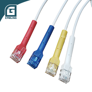 Gcabling Sales White Belden Network Slim Bendable Patchcord 0,35 M 1 pulgada 4 pares de cobre <span class=keywords><strong>RJ</strong></span> <span class=keywords><strong>45</strong></span> UTP Cable Rj45 Patch Cables Cords - Product Image 3