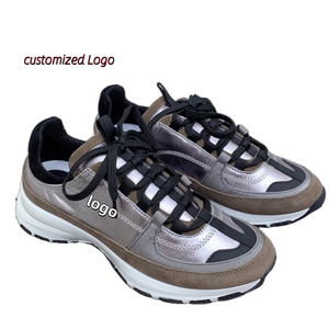 Top Grade design di lusso Premium da <span class=keywords><strong>donna</strong></span> in pelle scamosciata metallizzata scarpe da ginnastica da corsa - Product Image 2