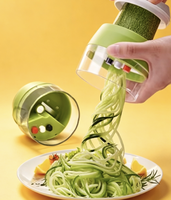 Coupe-légumes et éplucheur 4-en-1 en acier inoxydable, facile à nettoyer, portatif