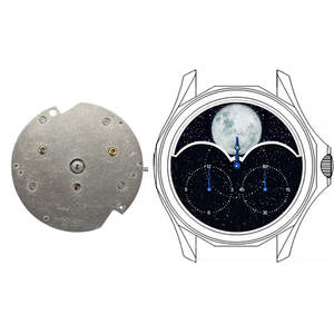 Mouvement mécanique automatique modifié Miyota 9015 8215 Sw200 NH35, mécanisme de phase lunaire pour montre de luxe, fabricant personnalisé - Product Image 1