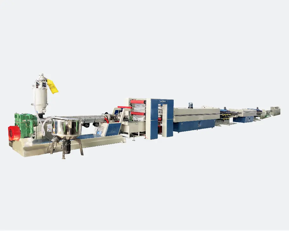 Extrudeuse de fabricant 2023 utilisée pour produire une machine de filet de corde en plastique à film divisé pp