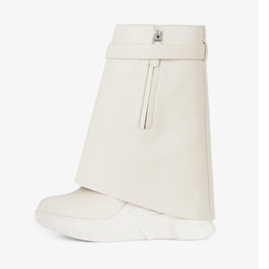 2024 automne hiver commerce extérieur grande taille botte romaine courte fermeture éclair talon <span class=keywords><strong>compensé</strong></span> Super haut talon respirant bottes femmes - Product Image 3