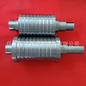 Rodillos de presión de carburo cementado de tungsteno-cobalto para laminadores, hechos a medida con conductores de calor y ranuras cuadradas y rectangulares - Product Image 4