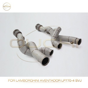 Tuyau d'échappement à haut débit OUCHI pour Lamborghini <span class=keywords><strong>Aventador</strong></span> SVJ LP770-4 2018-2021 6.5L V12 système d'échappement de pièce de Performance automatique - Product Image 3