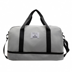 Sac de sport et de yoga grande capacité pour femmes, style coréen, avec séparation sec/humide, sac de voyage portable, sac de rangement pour bagages à main - Product Image 5