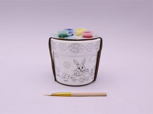 Il simpatico coniglietto <span class=keywords><strong>di</strong></span> pasqua fa parte della piantatrice in porcellana bianca per adulti e bambini per decorare le vacanze dipingi il tuo Design - Product Image 4