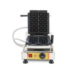 1500W 2pcs waffle snack food new product mini waffle machine factory prices commerical electric waffle maker