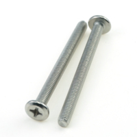 Good Sale Connecting Hardware Fastener Screw Zinc Plated Cross Recessed Flat Chamfered Head Phillips Furniture Screws