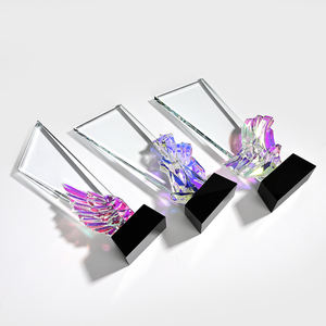 طلاء ملون مخصص مع شعار محفور هدايا اجتماع الكأس الكريستال الأزياء - Product Image 6