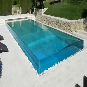 Profesyonel üreticisi özelleştirilmiş reçine cam yüzme havuzu
