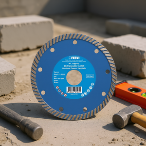 Lame de scie diamantée ventilée Fervi 115 mm Type 41 pour la découpe du béton - Product Image 3