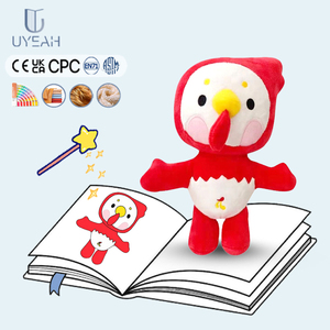 UYEAH CE EN71 Juguete de Peluche de Pollo Personalizado, Lindo y Adorable, con Relleno de Algodón PP, Personaje de Pollo Negro Real, Juguetes de Dibujos Animados - Product Image 3