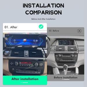 Radio de coche <span class=keywords><strong>Android</strong></span> 13 de 14,9 pulgadas para BMW X5 E70 X6 E71 E72 2007-2014 pantalla larga grande Carplay Auto navegación GPS ESTÉREO - Product Image 3