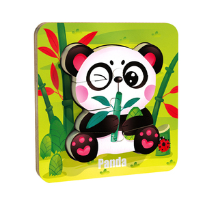 2023 Großhandel 3D Tierform <span class=keywords><strong>Puzzle</strong></span> Spielzeug Frühe Bildung Holz <span class=keywords><strong>Magic</strong></span> Cubes für Kinder im Alter von 2 bis 4 Jahren - Product Image 1