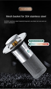 304 Thép Không Gỉ Loại Báo Chí Lưu Vực Nước Cắm Lõi Cống Bồn Rửa Lọc Màn Hình Chất Thải Chức Năng Nhà Bếp Sử Dụng Nhựa Lọc Sàn - Product Image 6