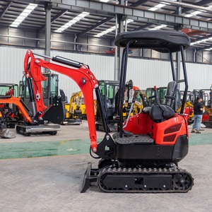 Mini Excavadora a Precio Económico HT16, Retroexcavadora Hidráulica, Mini Pelle, Maquinaria de Construcción de 1 y 2 Toneladas - Product Image 4