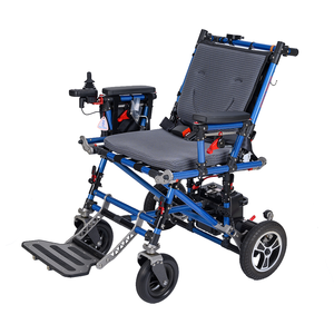 La silla de ruedas plegable de fibra de carbono que absorbe los golpes de alta calidad se puede utilizar <span class=keywords><strong>para</strong></span> viajes y transporte por personas discapacitadas - Product Image 2