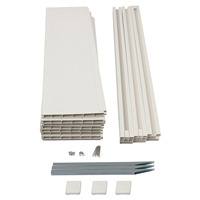 High Quality 6x8 Foot White PVC Fence and Post Wholesale 6ft Privacy Vinyl Plastic Fence Panels Garden Fence Outdoor for Garden