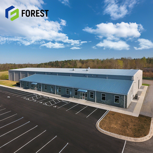 Edificio de Taller de Estructura de Acero de Gran Envergadura Prefabricado para Aplicaciones Industriales, Almacenes, Oficinas, Hospitales y Escuelas - Product Image 1