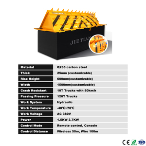 Equipo de seguridad vial Mitigación de vehículos <span class=keywords><strong>hostiles</strong></span> personalizados Bloqueador de carreteras automático hidráulico - Product Image 2