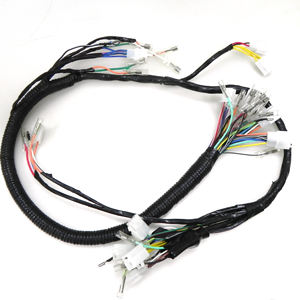 Kabel rem sepeda motor listrik kustom, kawat tanduk tabung kepang hitam, tali rem belakang, <span class=keywords><strong>Harness</strong></span> mesin untuk otomotif - Product Image 5