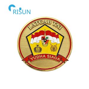 Moneda Conmemorativa Personalizada de las Fuerzas Armadas de Indonesia, Moneda de Desafío Personalizada para Veteranos - Product Image 5