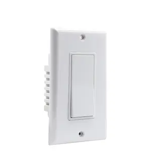 Intertek Smart Switch, Nepci Smart Lichtschakelaar In-Wall Wifi Enkelpolige Afstandsbediening Wifi Outlet