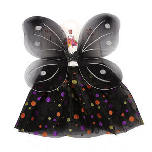 Costume da donna <span class=keywords><strong>con</strong></span> <span class=keywords><strong>ali</strong></span> d'angelo da fata vestiti da bambino <span class=keywords><strong>con</strong></span> gonna tutù e fascia per feste di compleanno Diwali - Product Image 3