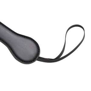 Cuero <span class=keywords><strong>Beat</strong></span> Paddle cuerda negra tallada letras PU raqueta para adultos diversión azotar Paddle mujeres SM productos sexuales - Product Image 3