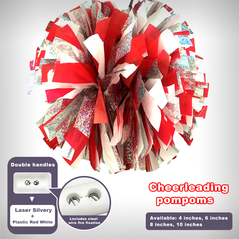 Laser Silvery+ Plastic Red White