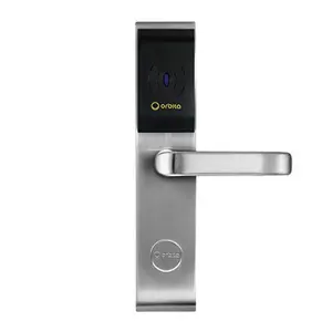 RFID NFC Tecnologia Blue tooth Aço Inoxidável Sem Fio Orbita Smart Door Lock para Hotel