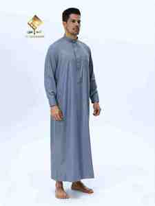HARAMAIN MEN THOUB Robe arabe pour homme, matériau doux haut de gamme, grand confort - Product Image 1