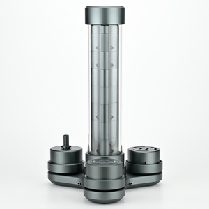 Nueva <span class=keywords><strong>Cachimba</strong></span> Árabe de Estilo Transfronterizo con Cristal Esmerilado, Aleación de Aluminio, Diseño <span class=keywords><strong>Triangular</strong></span>, Tubo Único, Tubo de Luz Moderno Desmontable - Product Image 5