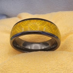 Smart Wearable NFC Ring T5577 NTAG216 Ceramic IP68 Waterproof Yellow Gold Finger Ring <b>for</b> Android iOS Mobile <b>Phone</b> Door Access - Product Image 2