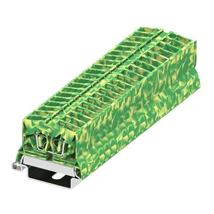 8KV 6mm Pitch Power Distribution Screwless Pcb Terminal Blocks Connecter Primavera Din Rail Bloco Terminal Miniatura