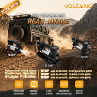 VOLCANO R30P DC 12V Pompe à air portable haute précision en métal sans huile avec filtre à air et arrêt automatique, écran LED, pour pneus d'urgence