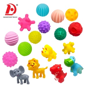 HUADA OEM Montessori - Juego <span class=keywords><strong>de</strong></span> Juguetes Sensoriales <span class=keywords><strong>de</strong></span> Goma <span class=keywords><strong>para</strong></span> Niños, Pelota <span class=keywords><strong>de</strong></span> <span class=keywords><strong>Silicona</strong></span>, Productos <span class=keywords><strong>para</strong></span> Baño <span class=keywords><strong>de</strong></span> Bebés Recién Nacidos, Juguetes Flotantes <span class=keywords><strong>para</strong></span> <span class=keywords><strong>Bañera</strong></span> - Product Image 4