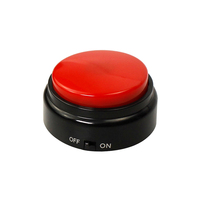 Bouton LED personnalisé parlant avec enregistrement vocal, buzzer éducatif pour la compétition et l'entraînement des enfants, boîtes à musique à piles pour l'apprentissage