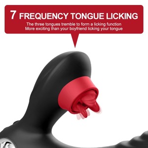 Clitorale Stimulatie Dildo <span class=keywords><strong>Vagina</strong></span> Vibrator Orgasme Oplaadbare Likken Vibrator Likken Vibrator Seksspeeltjes Voor Vrouw - Product Image 3