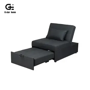 Best Seller Multi Functional Chair Sofa Pull Out One Seat Sofa Bed Living Room Furniture 4 in 1