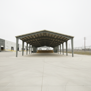 से प्रमाणित त्वरित असेंबली स्टील हैंगर पोल बैरन किट धातु गोदाम स्टील संरचना कार्यशाला भवन - Product Image 2