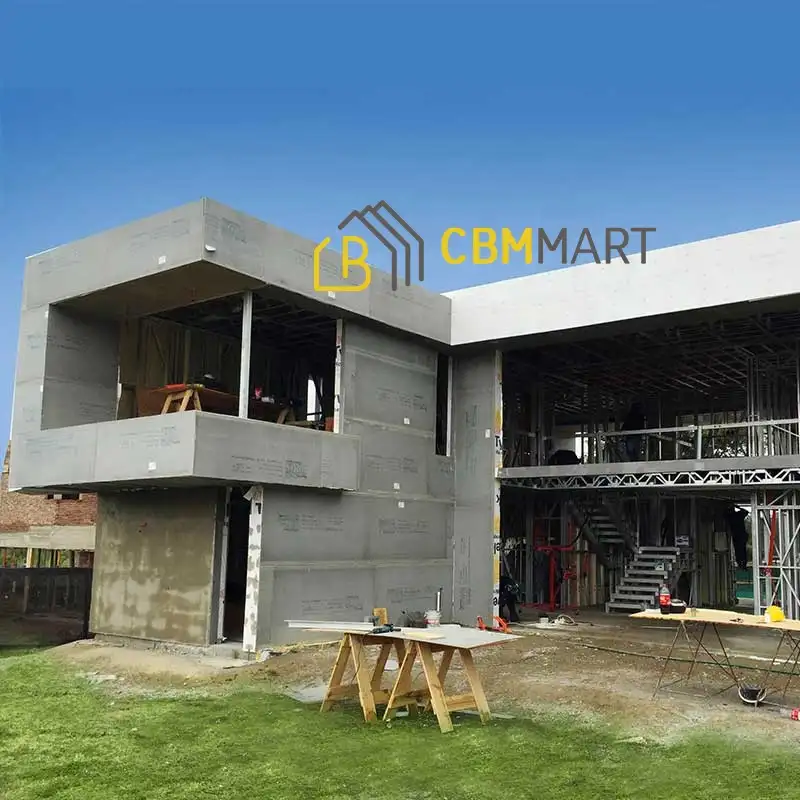 CBMmart AU NZ standard Smarthouse light gauge steel framing house kits prefab homes villa