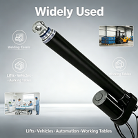 Actionneur linéaire à double étage YH8-528 DC Brush IP66 étanche 50W, course personnalisable 10-2500 mm et charge pour appareils électroménagers