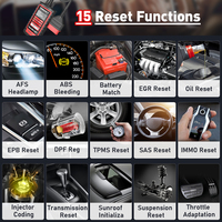 Thinkdiag2 Escáner OBD2 Bidireccional para Todos los Sistemas con Protocolo CAN-FD, 15 Reinicios en Caliente, 1 Año de Software, Máquina de Codificación ECU