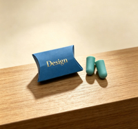 Ensemble cadeau d'écouteurs personnalisés avec boîte en papier à design personnalisé pour la promotion de la marque, écouteurs personnalisés en cadeau