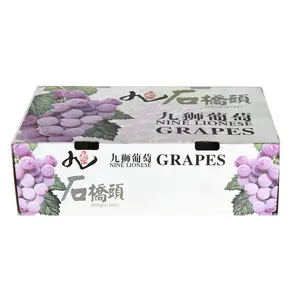 Factory Direct Sales Custom 1Kg Grapes Box Making Machine Fruit Box Corrugated Package Fruit Boxes