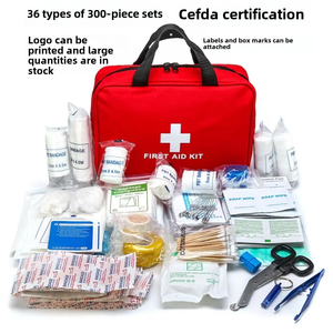 Gran Venta de botiquín de primeros auxilios de 36 tipos bolsa de rescate para viajes familiares cosméticos fuego terremoto medicina para acampar senderismo - Product Image 3