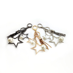 Deepeel-accesorios decorativos para bolso KY823, hebilla de estrella y Perla, borla, cierre de llavero, hebilla decorativa para bolso de mujer - Product Image 4